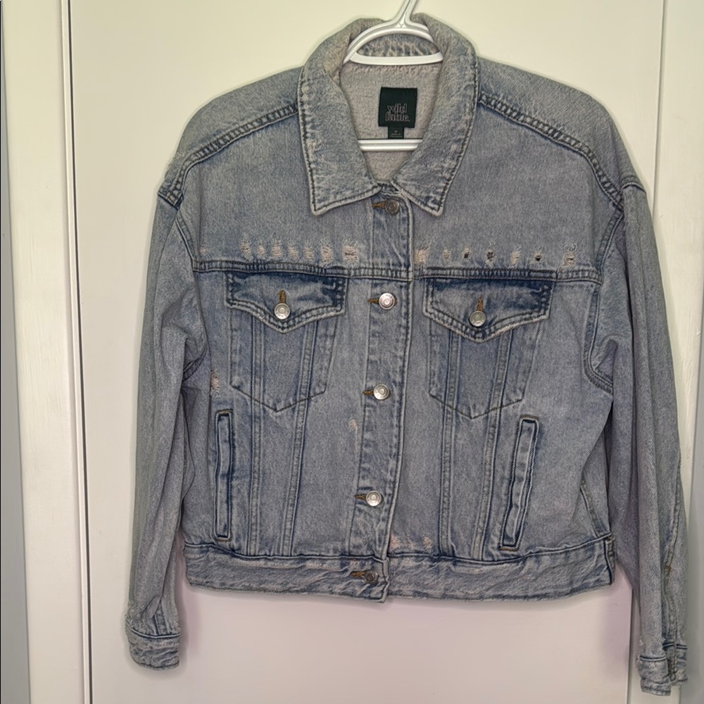 Acid Wash Denim Jacket